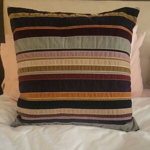 Dransfield & Ross Luxury Velvet Feather/ Down-Filled Pillow in Tourmaline